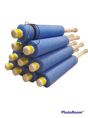 Cajun Catfish Noodle fishing Jugs Blue lot of 10  Weighted'' 22  Long