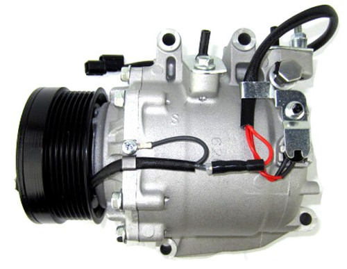 A/C Compressor - With Clutch - Compatible With 2006 - 2011 Honda Civic 1.8L 4-Cylinder (For S.a.n.d.e.n TRSE07 Compressor) 2007 2008 2009 2010 - Foto 3