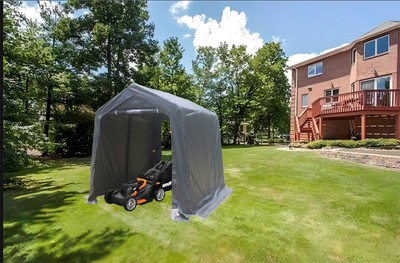 7x8 Ft Portable Gazebo Outdoor Storage Shed