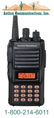 NEW VERTEX/STANDARD VX-424A, LTR, VHF 134-174 MHZ, 5 WATT, 250 CH TWO WAY RADIO 