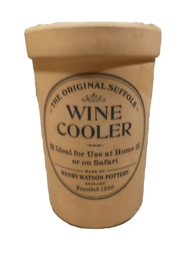 Henry Watson Terracotta Pottery Wine Cooler Original Suffolk England/planter Vtg