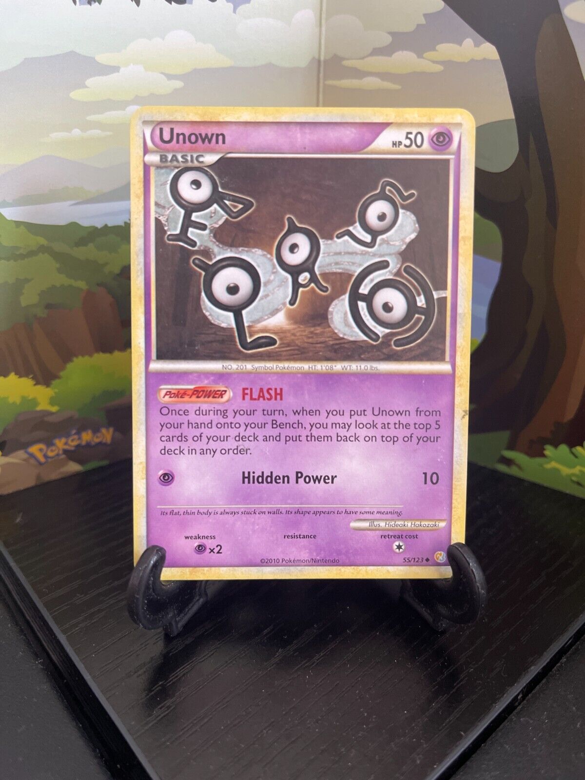 Unown - HeartGold & SoulSilver Pokémon card 55/123