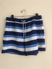 New Mens Stio Board Shorts Swim Trunks Stripes Size Large