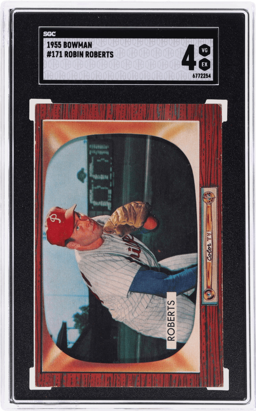 1955 Bowman Robin Roberts #171 SGC 4