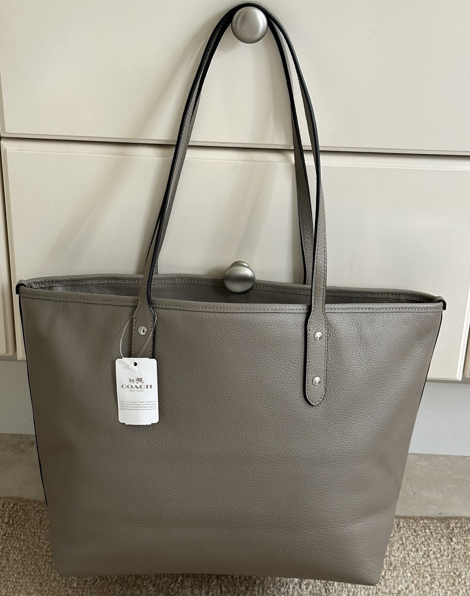 NWT COACH X GARY BASEMAN LIM EDITION LOU CITY BAG FOG GRAY NWT COACH X GARY BASEMAN LIM EDITION LOU CITY BAG FOG GRAY