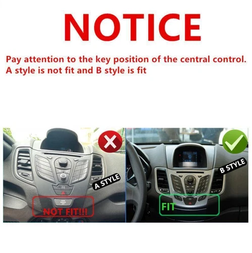 UPGRADE 9.7" For Ford Fiesta 2009-2016 CarPlay Android 13 Car Stereo Radio GPS - Picture 4 of 18
