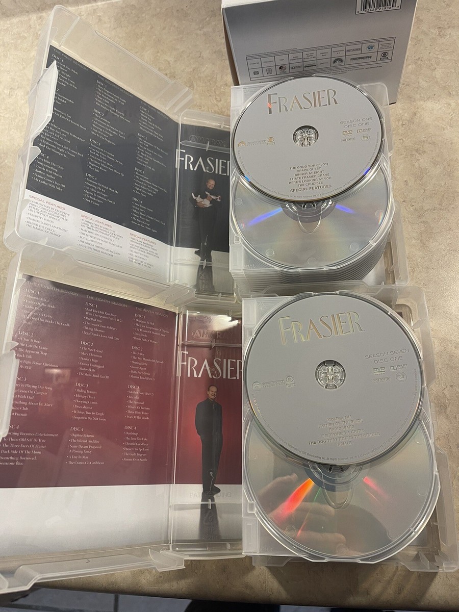 FRASIER THE COMPLETE SERIES New DVD Seasons 1-11 1 2 3 4 5 6 FRASIER THE COMPLETE SERIES New DVD Seasons 1-11 1 2 3 4 5 6