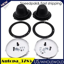 7" Headlight Shade Fits For Austin Headlamp Plastic Back Bowls Buckets Warranty