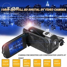 HD 1080P Digital Video Camera Recorder 16X Zoom Camcorder DV Night Light