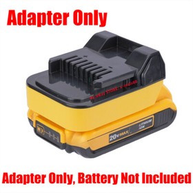 fits DeWalt 20v XR Battery To for Metabo HPT 18v (HITACHI) Nail Gun Tool Adapter
