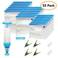 Sous Vide Bags 3 Sizes - Sous Vide Cookers - 10 Reusable Food Vacuum Sealer Bags