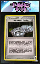 Carte Pokémon Mystérieux Fossile PV50 92/110 Bloc EX Fantomes Holon FR