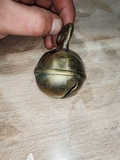 Rare ANCIEN GRELOT ROMAIN PISTEUR  CUIVRE POUR CHIEN DE CHASSE COLLIER DE CHEVAL