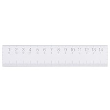 MUJI MoMA JAPAN Acrylic clear ruler easy visibility scale 15 cm