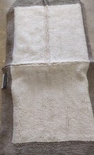 Madison Park Bath Rug 27in W x 45in L Made Of Cotton Tufted Tan/Beige