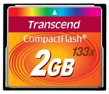 2GB Transcend CompactFlash 133x Speed Flash Memory card