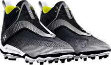 Under Armour 3025085-001 UA Highlight Hammer MC Black Football Cleats Men's 13