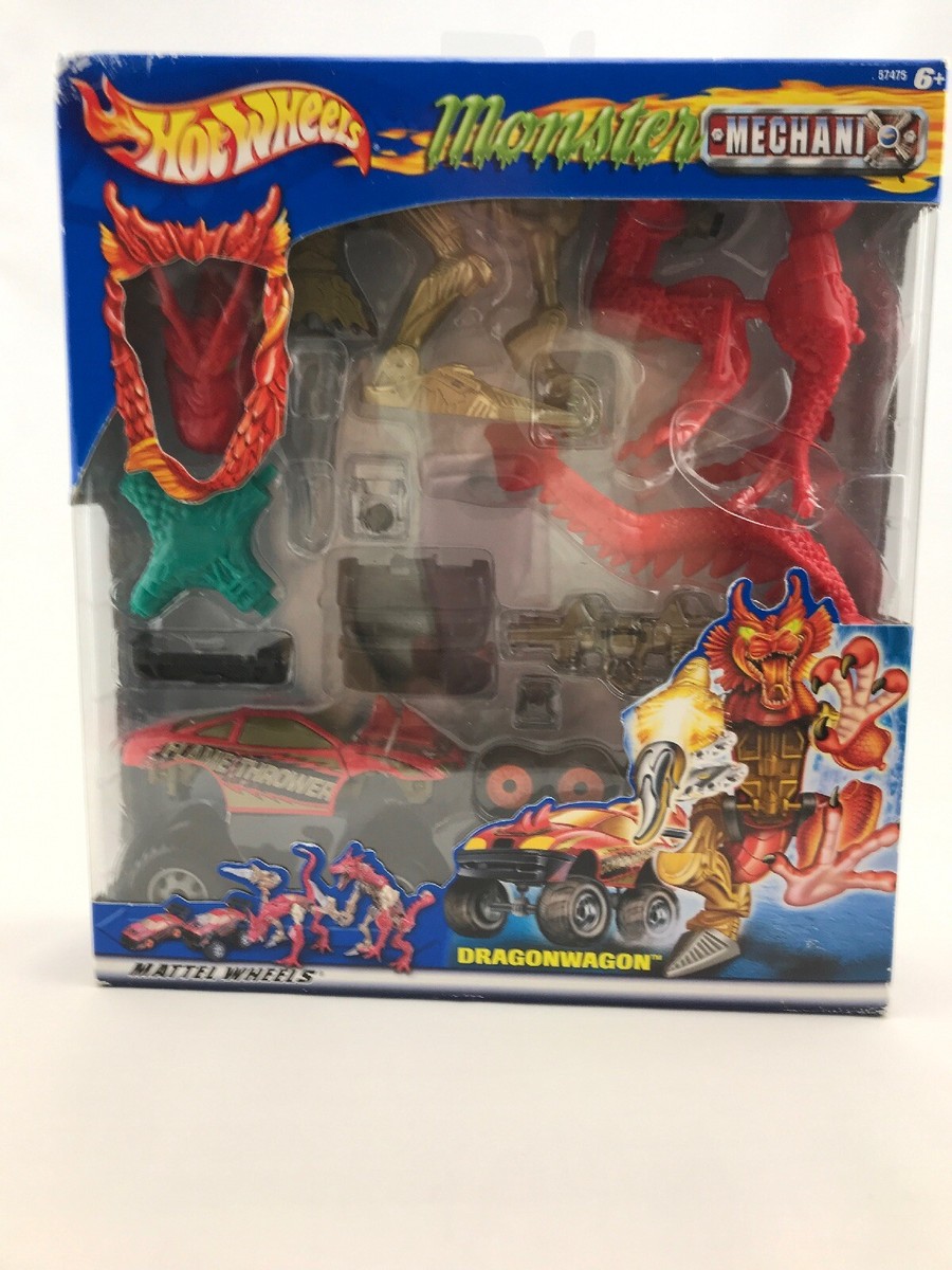 Rare Hotwheels Hot Wheels Monster Mechanix Dragon wagon New In