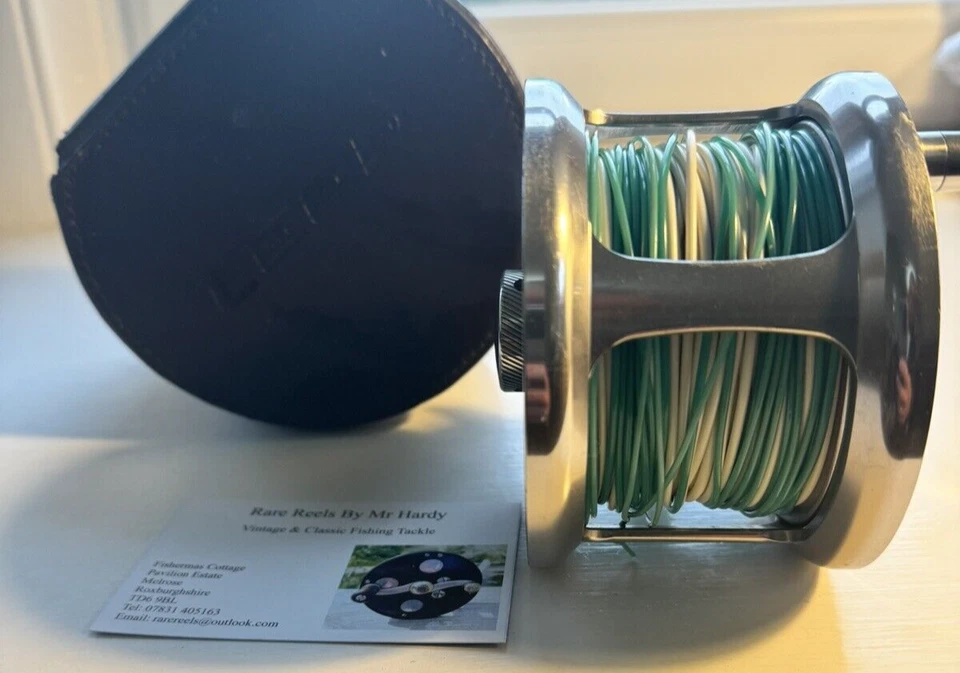 RHW Loop Classic 8-11 Salmon Fly Reel with Backing Spey Fly Line & Case. - Image 4 of 4