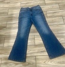 Wrangler Retro Denim Jeans High Rise Flare Pre-Owned 32x34