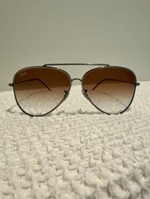 RAY-BAN AVIATOR REVERSE Sunglasses R0101S Polished Gunmetal Brown Gradient