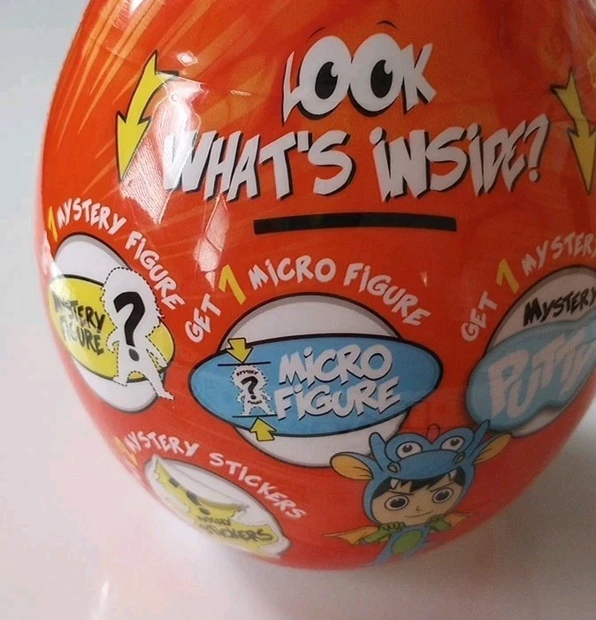 TOTALMENTE NUEVO Ryan's World Mini Mystery Egg Serie 8 Juego de 3 Foto 3 de 3