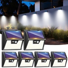 LOTMOS 6 Pack Solar Lights Outdoor Garden, 176 LED Ultra Bright Security Ligh...