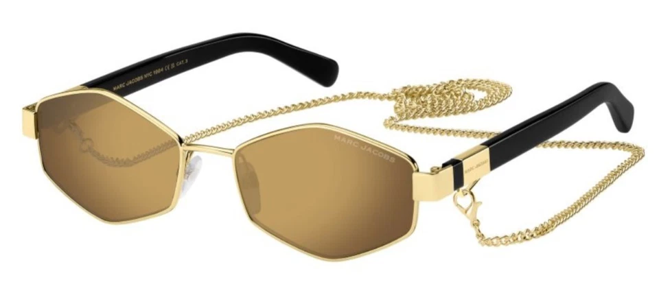 Marc Jacobs 496/S RHL VP Lunettes De Soleil Femme Or/Or - Photo 1/1