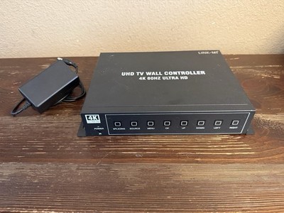 UHD 4K Video Wall Controller 2x2 1x4 1x3 max 4K60 HDMI DP Inputs for 4 TV Splice