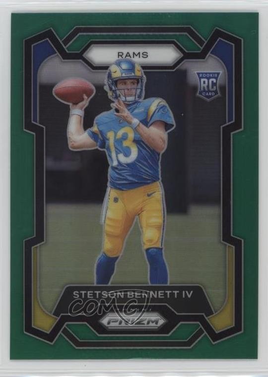 2023 Panini Prizm Rookies Green Prizm Stetson Bennett IV #358 1go2