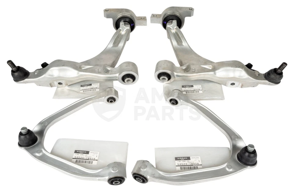 Genuine OEM Front Upper & Lower Control Arms set for Infiniti M35h M37 M56 Q70 - Image 2 of 4