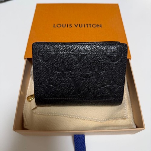 Louis Vuitton Monogram Empreinte Portefeuille Clara Wallet Black