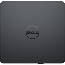 Dell - DW316 8x Slim External USB DVD RW/CD-RW Drive - Black