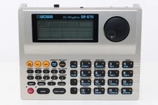 Repaired BOSS DR-670 Dr. Rhythm Drum Machine Roland New Internal Battery Japan