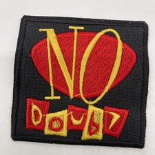 No Doubt Classic Logo Patch: Iron On, Quality Embroidery, 3 1/2  Square