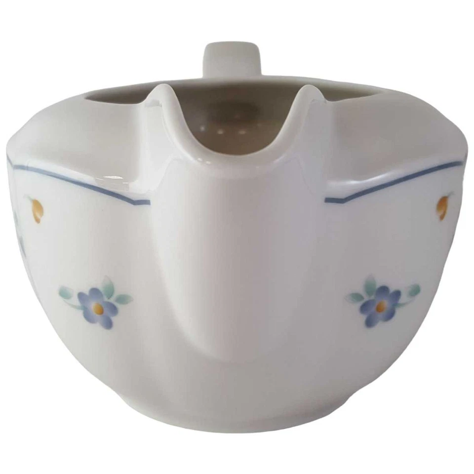 Sauciere Mitterteich Form 2250 Stefanie Blümchen Blaurand - Bild 2 von 4