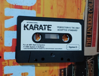 International Karate (System 3 1986) ATARI 48k 800 XL XE (Tape) works 8-bit