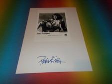 Peter Frampton signed signiert Autogramm auf Briefkarte + Bild in person