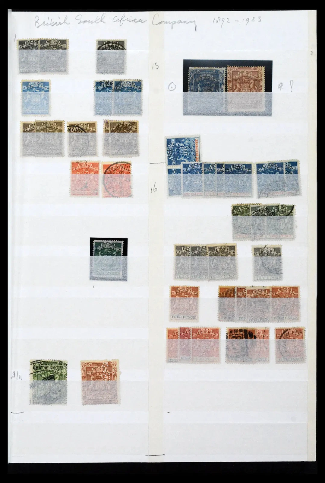 Rhodesia stamp collection