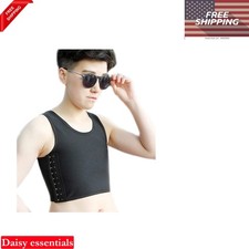 Colorful Mesh Chest Binder for Tomboy Trans Gender Flat Chest Sports Bra Wome...