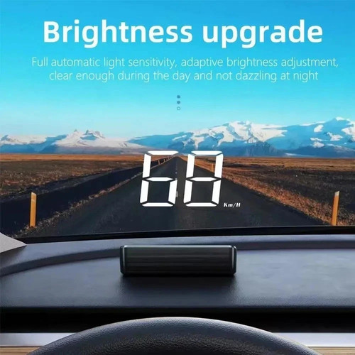 Digital Speedometer Sign Universal Car HUD GPS Speedometer Digital Head Up Display MPH KMH Speed ...