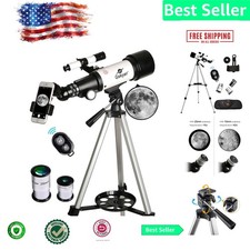 Portable 70mm 400mm Travel Telescope with Carry Bag Wireless Remote Offing Fun