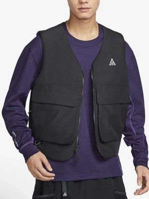 Nike ACG Skull Peak Reversible Vest Unisex 2XL PrimaLoft Black Purple FV8694-010