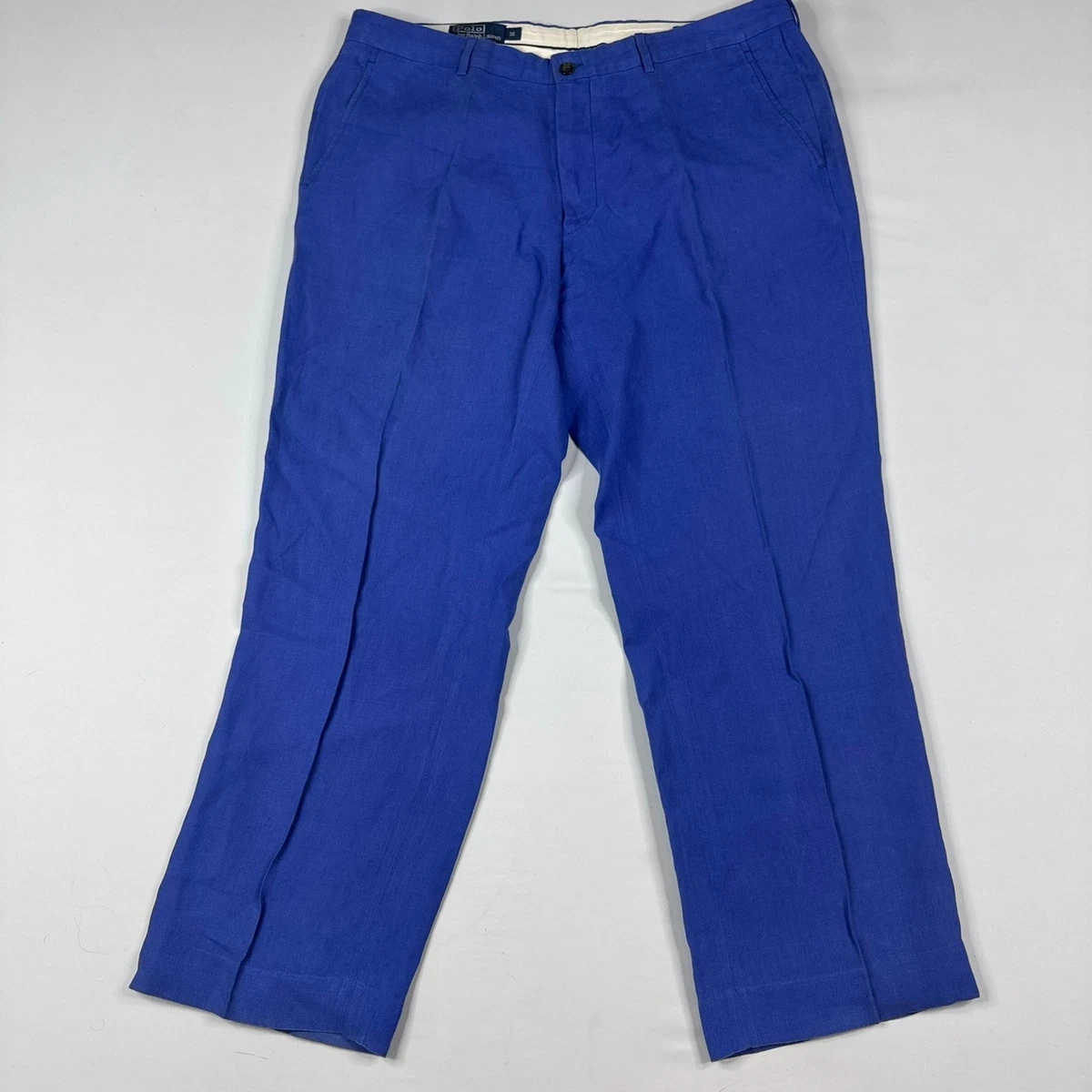 Polo Ralph Lauren Blue Linen Pants for Men for sale | eBay