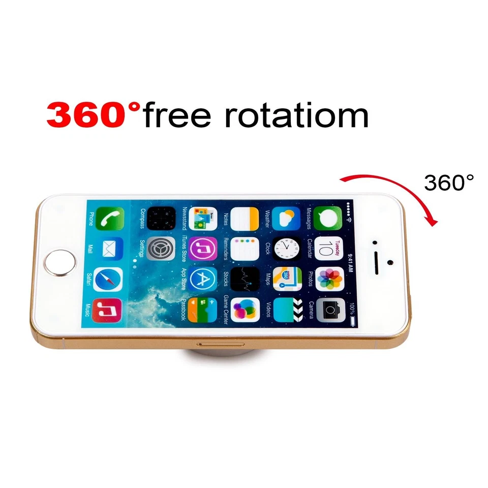 Car Mount Kit Magnetic Metal Holder f/ Phone PDA GPS & Tablet Adjustable - Image 4 of 4