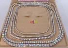 Used-4mm-24in Real VVS1 D Moissanite Tennis Chain 925 Silver Pass Diamnd Tester — photo 5
