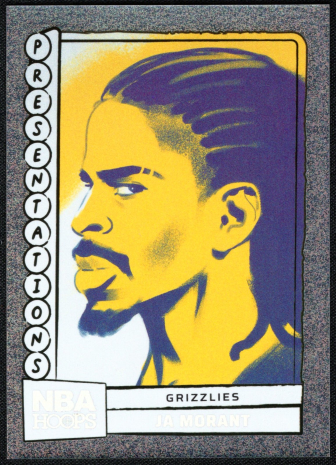 2024-25 Panini NBA Hoops Ja Morant #5 Presentations Foil Grizzlies Case Hit SSP