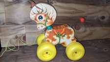Vintage Fisher-Price Prancy Pony pull toy