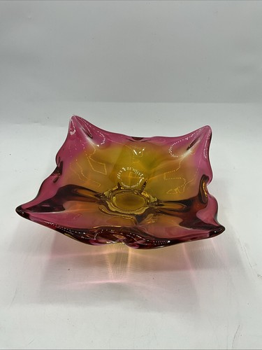 Bohemia Glass Josef Hospodka Chribska Bull Glass Art Vintage (SN) - Picture 8 of 24