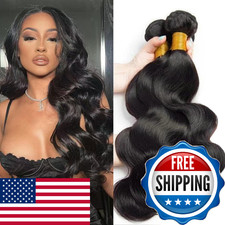 SHWAIR 12 A Human Hair Bundles 14 16 18 Inch Body Wave Curly Bundles Human Hair